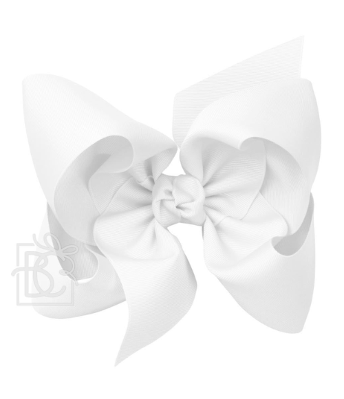 White Grosgrain Bow