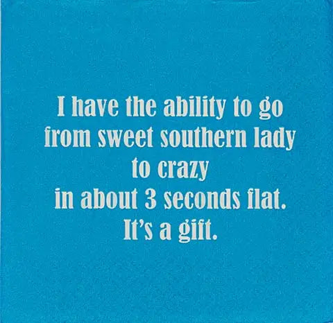Sweet Southern Lady Cocktail Napkins