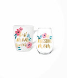 Mug & Wine Glass Set - Best Mom Ever